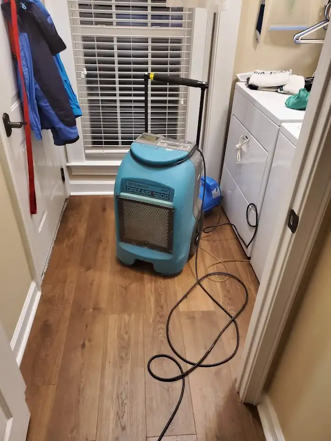 Commercial dehumidifier deployed for Crawl Space Restoration in Rolesville