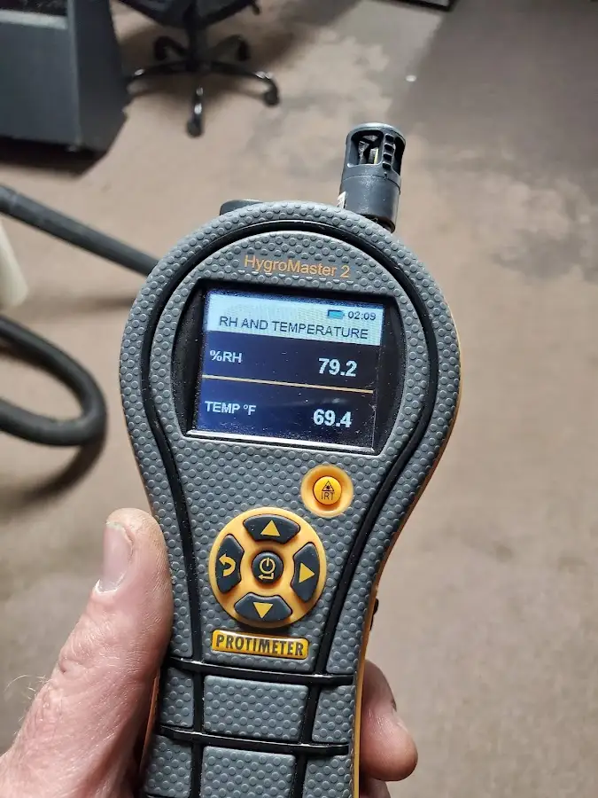Moisture meter humidity assessment for Fire & Smoke Damage Restoration in Rolesville